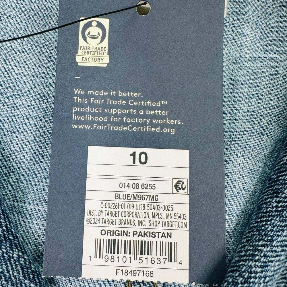 Universal Thread Denim Utility Jumpsuit - Size 10… - image 6